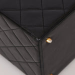 Ultra - Rare Chanel 1992 Lambskin Beauty Train Trunk Vanity Case 24K GP - FashioNica