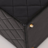 Ultra - Rare Chanel 1992 Lambskin Beauty Train Trunk Vanity Case 24K GP - FashioNica