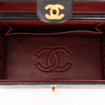 Ultra - Rare Chanel 1992 Lambskin Beauty Train Trunk Vanity Case 24K GP - FashioNica