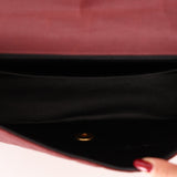 Ultra - Rare Chanel 1994 Burgundy Nylon Medium Classic Flap - FashioNica