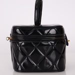 Ultra - Rare Chanel 1995 Patent Heart Mirror Barbie Turnlock Vanity - FashioNica