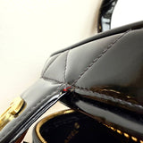 Ultra - Rare Chanel 1995 Patent Heart Mirror Barbie Turnlock Vanity - FashioNica