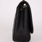 Ultra - Rare Chanel 1996 Caviar Medium Diana 24K GP - FashioNica
