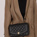 Ultra - Rare Chanel 1996 Caviar Medium Diana 24K GP - FashioNica