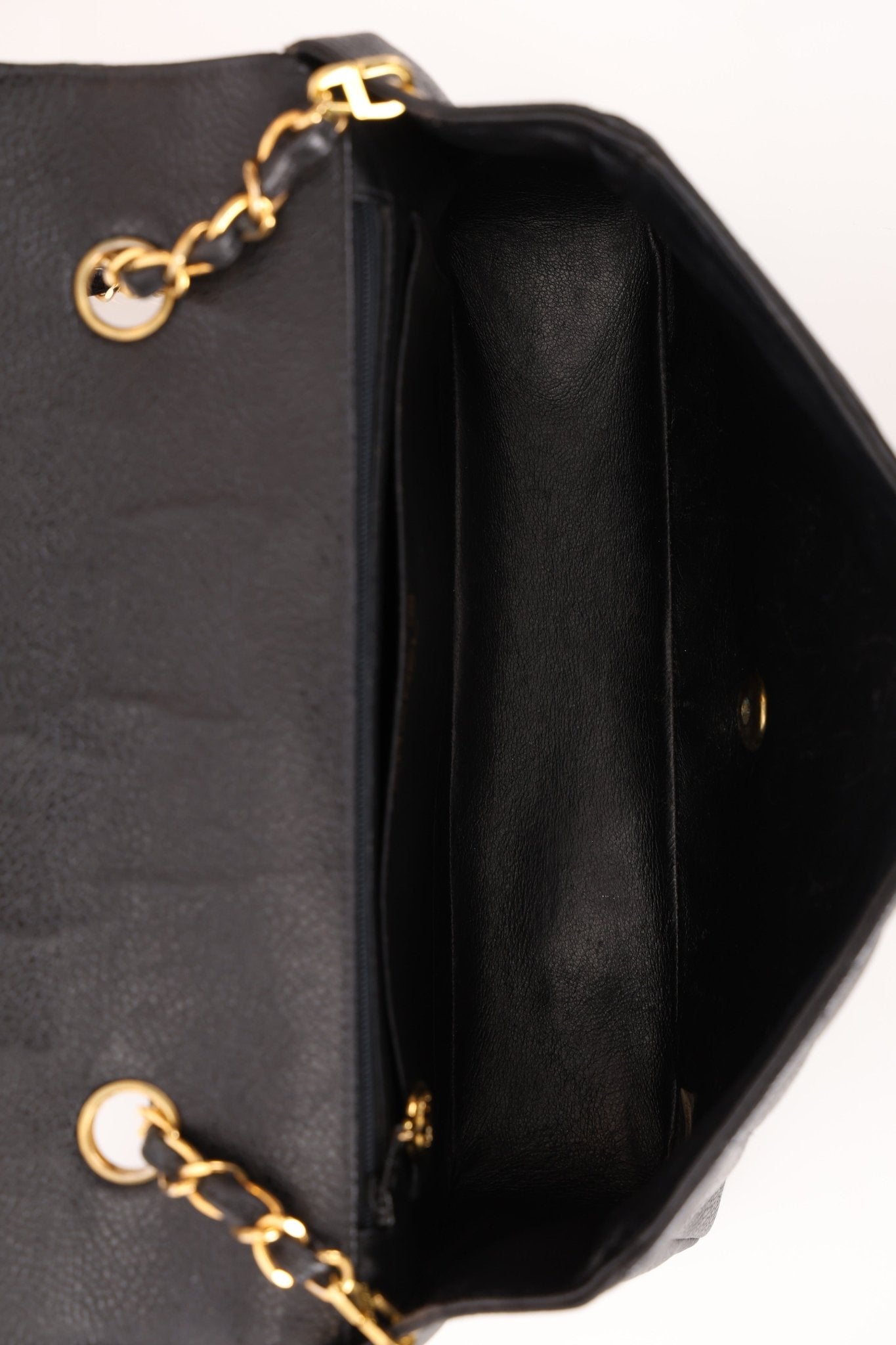 Ultra - Rare Chanel 1996 Caviar Medium Diana 24K GP - FashioNica
