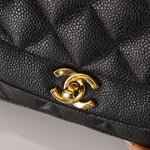 Ultra - Rare Chanel 1996 Caviar Medium Diana 24K GP - FashioNica