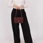 Ultra - Rare Chanel 1998 Embroidered Camellia Small Classic Flap 24k GP - FashioNica