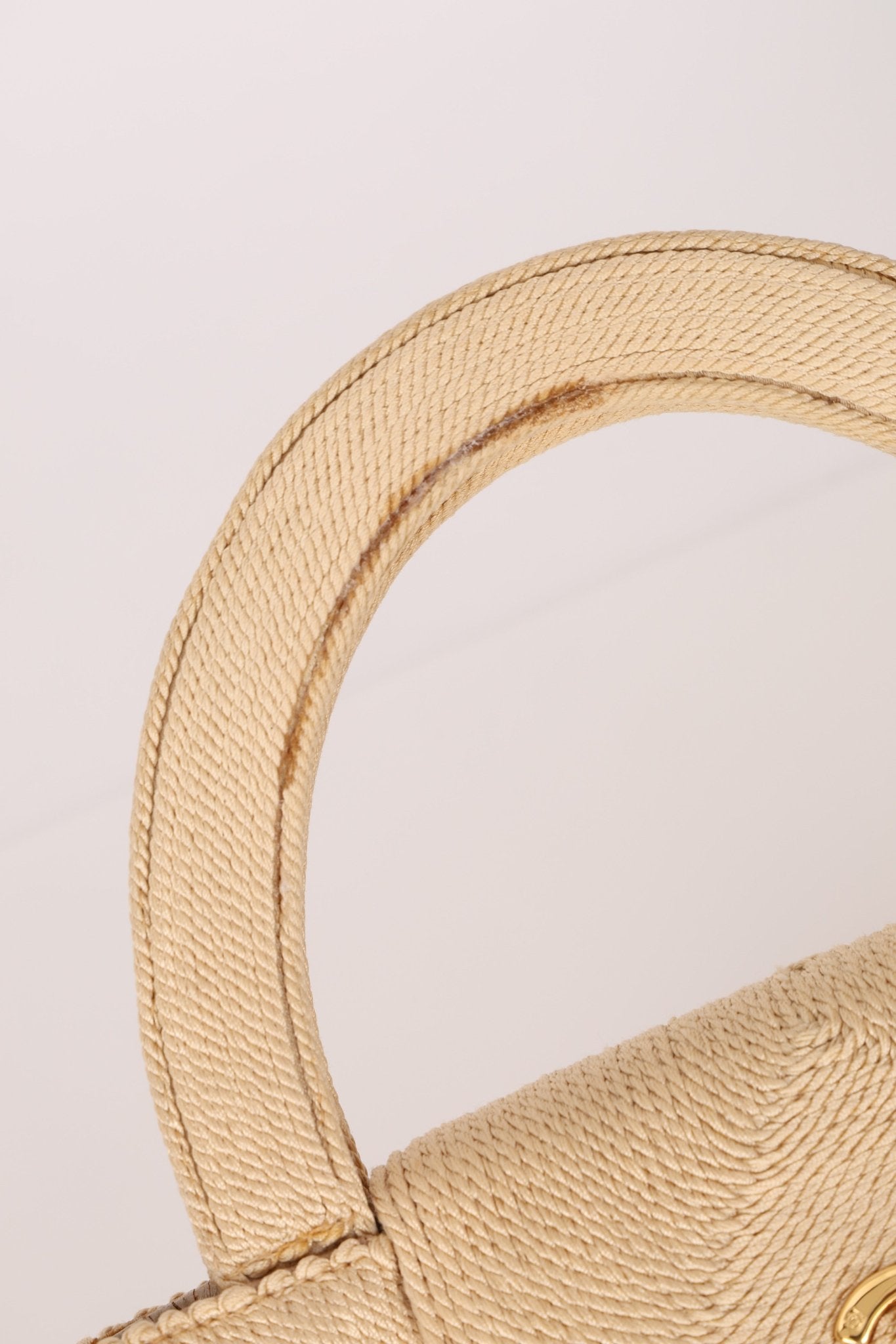 Ultra - Rare Chanel 1998 Vintage Cruise Rope Kelly 24K GP - FashioNica