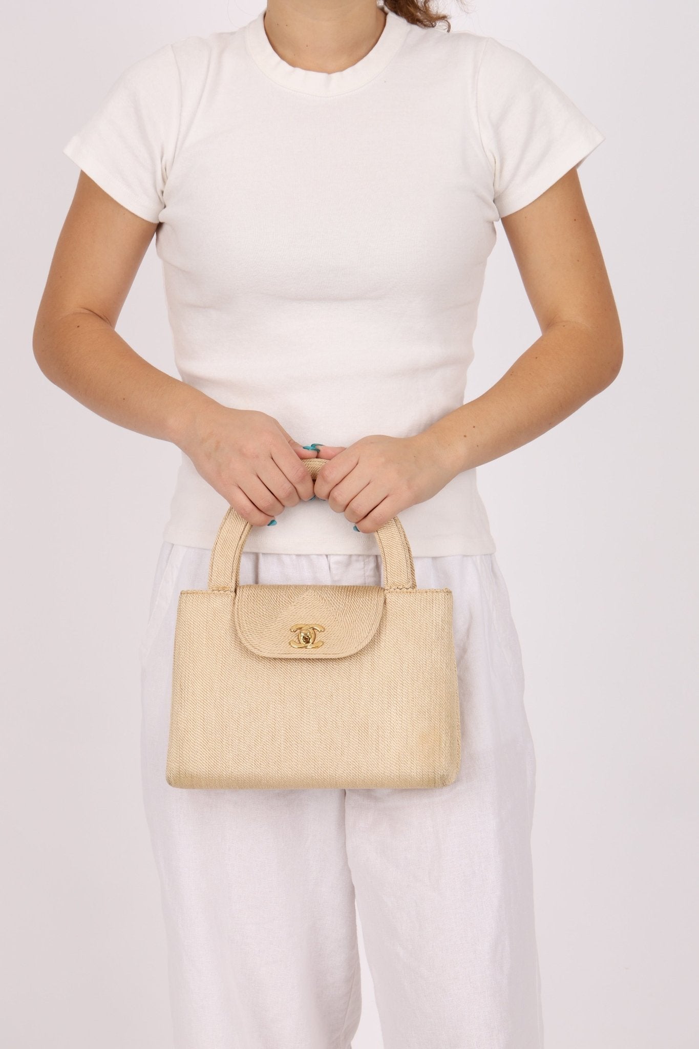 Ultra - Rare Chanel 1998 Vintage Cruise Rope Kelly 24K GP - FashioNica