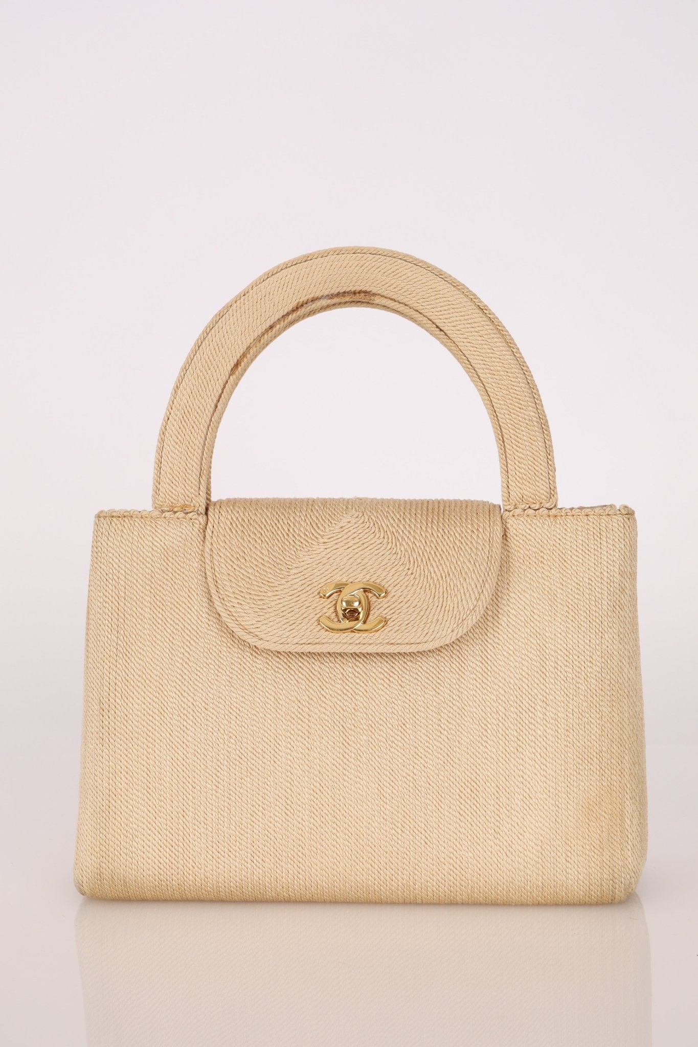 Ultra - Rare Chanel 1998 Vintage Cruise Rope Kelly 24K GP - FashioNica