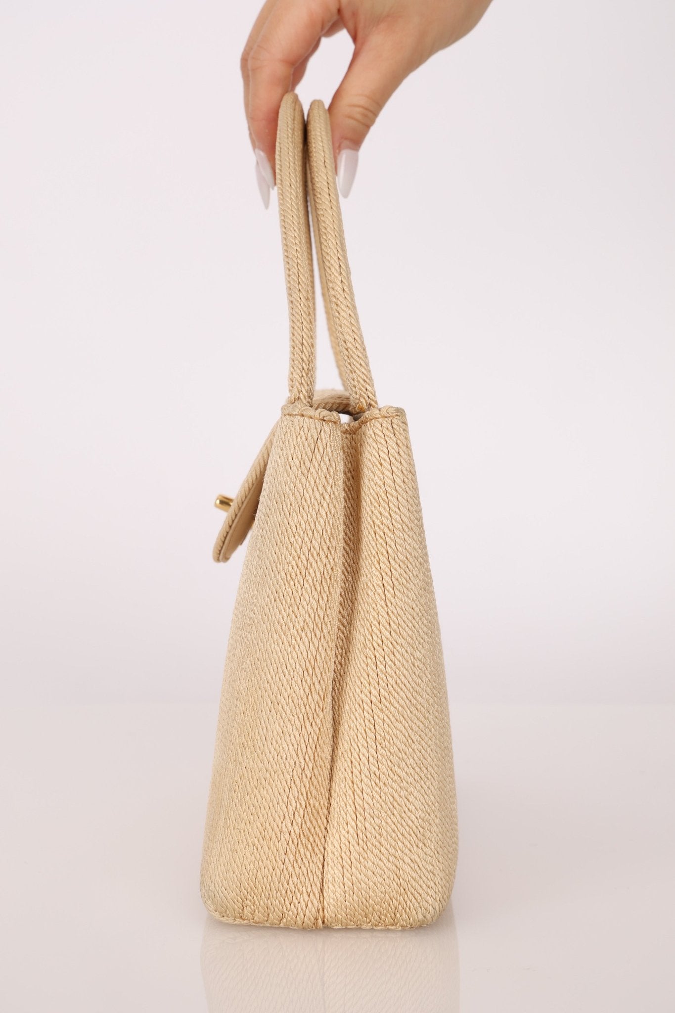 Ultra - Rare Chanel 1998 Vintage Cruise Rope Kelly 24K GP - FashioNica