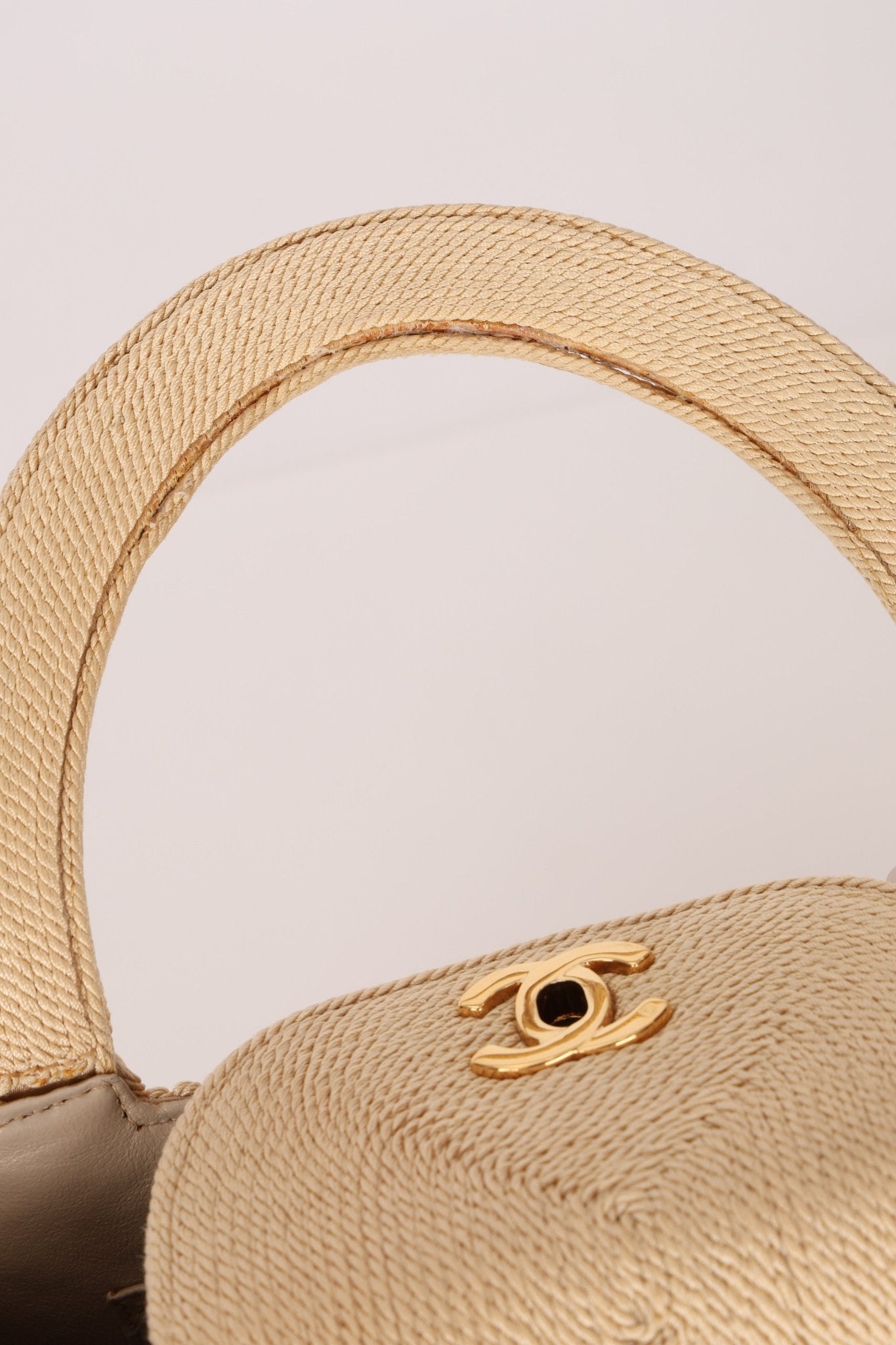 Ultra - Rare Chanel 1998 Vintage Cruise Rope Kelly 24K GP - FashioNica