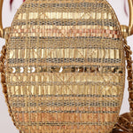 Ultra - Rare Chanel 19A Metallic Tweed & Sequin Paris - Egypt Camera Case - FashioNica