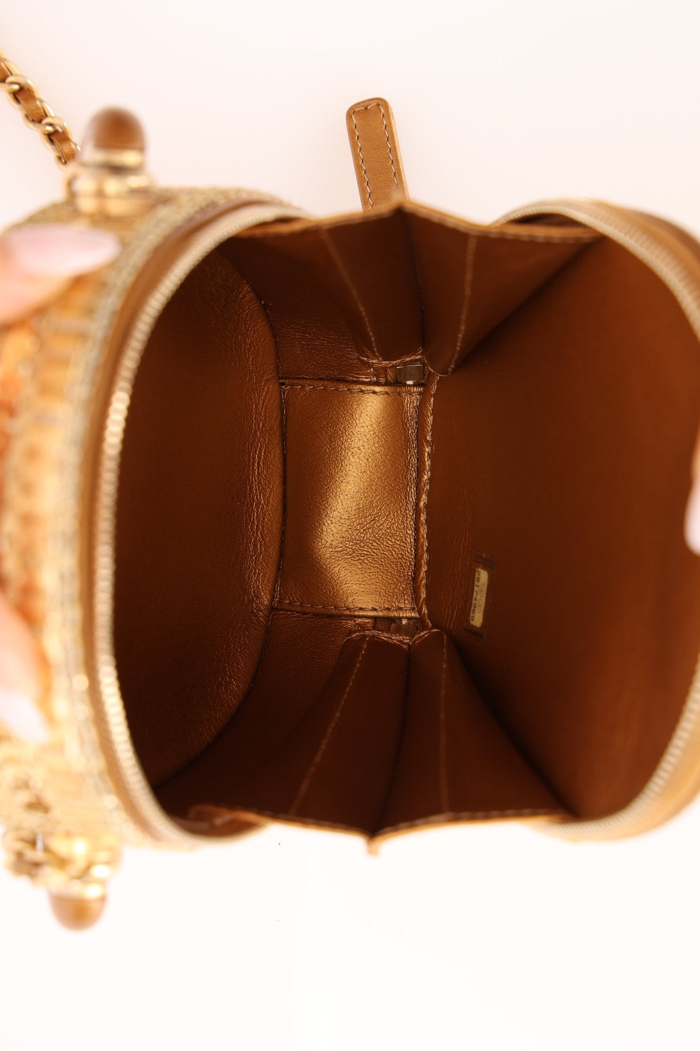 Ultra - Rare Chanel 19A Metallic Tweed & Sequin Paris - Egypt Camera Case - FashioNica