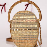 Ultra - Rare Chanel 19A Metallic Tweed & Sequin Paris - Egypt Camera Case - FashioNica