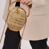 Ultra - Rare Chanel 19A Metallic Tweed & Sequin Paris - Egypt Camera Case - FashioNica