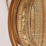 Ultra - Rare Chanel 19A Metallic Tweed & Sequin Paris - Egypt Camera Case - FashioNica