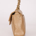 Ultra - Rare Chanel 2001 Iridescent Caviar Mini Half Flap - FashioNica