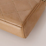 Ultra - Rare Chanel 2001 Iridescent Caviar Mini Half Flap - FashioNica