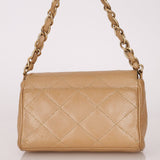 Ultra - Rare Chanel 2001 Iridescent Caviar Mini Half Flap - FashioNica