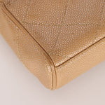 Ultra - Rare Chanel 2001 Iridescent Caviar Mini Half Flap - FashioNica