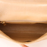 Ultra - Rare Chanel 2001 Iridescent Caviar Mini Half Flap - FashioNica