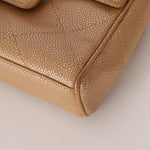 Ultra - Rare Chanel 2001 Iridescent Caviar Mini Half Flap - FashioNica