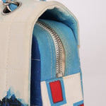 Ultra - Rare Chanel 2002 Denim Surf Line Flap Bag - FashioNica