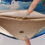 Ultra - Rare Chanel 2002 Denim Surf Line Flap Bag - FashioNica