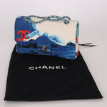 Ultra - Rare Chanel 2002 Denim Surf Line Flap Bag - FashioNica