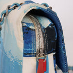 Ultra - Rare Chanel 2002 Denim Surf Line Flap Bag - FashioNica
