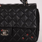 Ultra - Rare Chanel 2011 Lambskin Classic Medium Lady Bug Single Flap - FashioNica