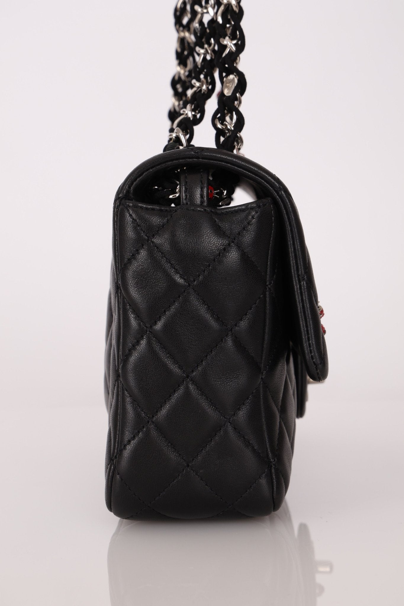 Ultra - Rare Chanel 2011 Lambskin Classic Medium Lady Bug Single Flap - FashioNica