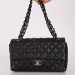 Ultra - Rare Chanel 2011 Lambskin Classic Medium Lady Bug Single Flap - FashioNica