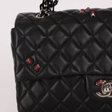 Ultra - Rare Chanel 2011 Lambskin Classic Medium Lady Bug Single Flap - FashioNica