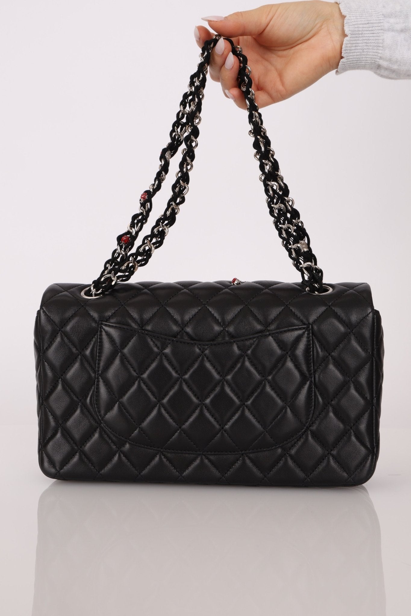 Ultra - Rare Chanel 2011 Lambskin Classic Medium Lady Bug Single Flap - FashioNica
