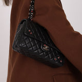 Ultra - Rare Chanel 2011 Lambskin Classic Medium Lady Bug Single Flap - FashioNica