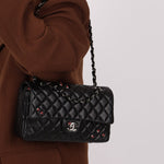 Ultra - Rare Chanel 2011 Lambskin Classic Medium Lady Bug Single Flap - FashioNica