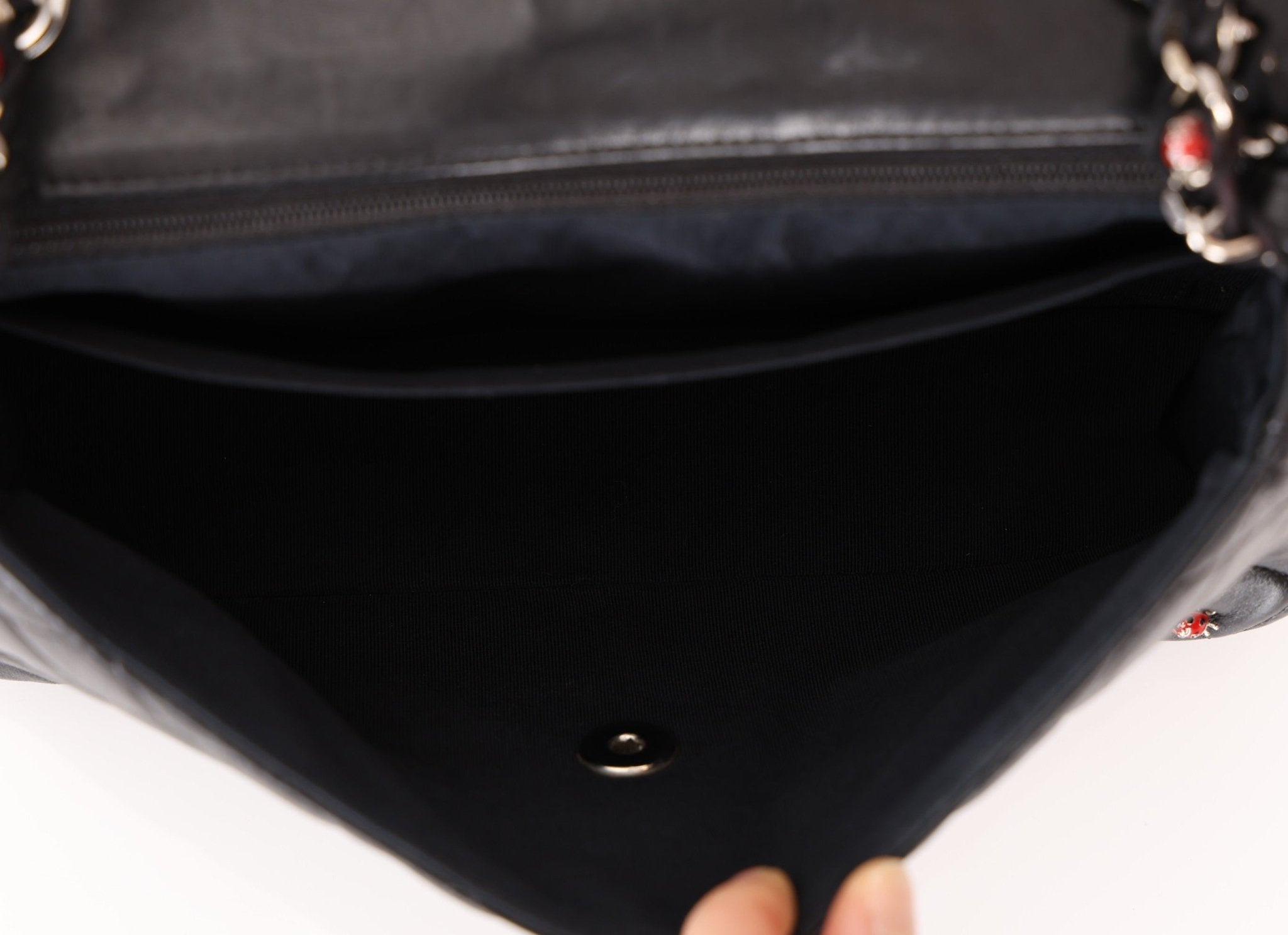 Ultra - Rare Chanel 2011 Lambskin Ladybug Classic Flap Bag - FashioNica