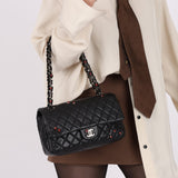 Ultra - Rare Chanel 2011 Lambskin Ladybug Classic Flap Bag - FashioNica