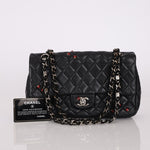 Ultra - Rare Chanel 2011 Lambskin Ladybug Classic Flap Bag - FashioNica