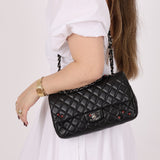 Ultra - Rare Chanel 2011 Lambskin Ladybug Medium Classic Flap Bag - FashioNica