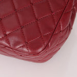 Ultra - Rare Chanel 2012 Bordeaux Beaded Lambskin Single Flap - FashioNica