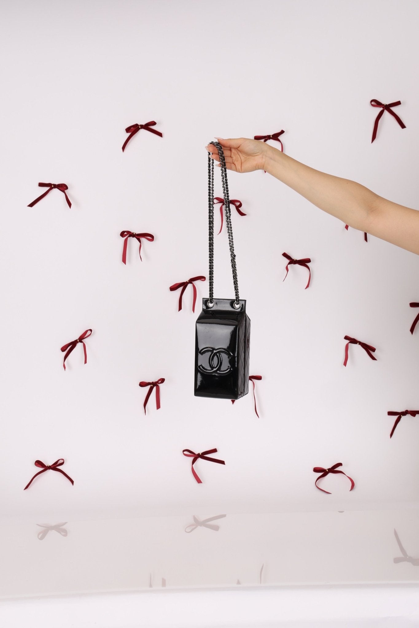 Ultra - Rare Chanel 2014 Patent Milk Carton Bag - FashioNica