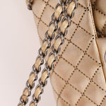 Ultra - Rare Chanel 2015 Metallic Gold Beaded Paris - Dubai Double Flap - FashioNica