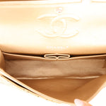 Ultra - Rare Chanel 2015 Metallic Gold Beaded Paris - Dubai Double Flap - FashioNica