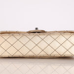 Ultra - Rare Chanel 2015 Metallic Gold Beaded Paris - Dubai Double Flap - FashioNica