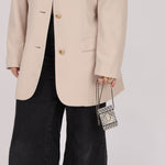 Ultra - Rare Chanel Metal Cardholder on Chain - FashioNica