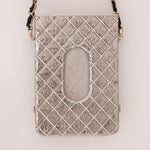 Ultra - Rare Chanel Metal Cardholder on Chain - FashioNica
