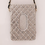 Ultra - Rare Chanel Metal Cardholder on Chain - FashioNica